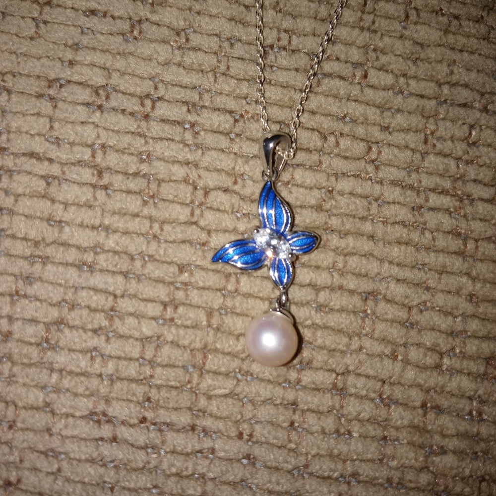 Azure Wings Necklace